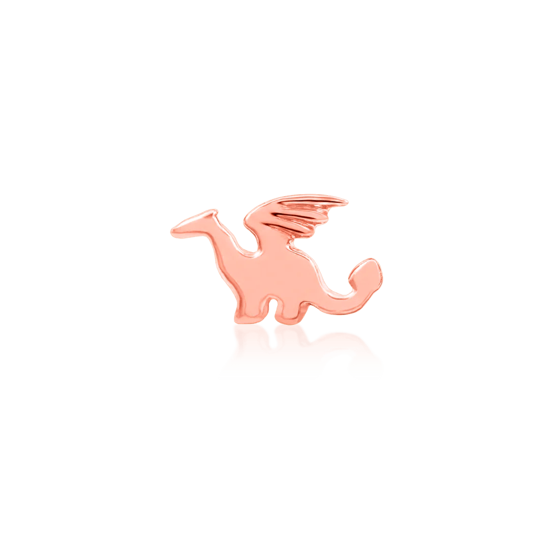 Gold Dragon – 14K Gold Threadless End