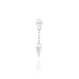 Darcy Chains – 14K Gold Threadless End with Spike Charm