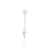 Darcy Chains – 14K Gold Threadless End with Spike Charm