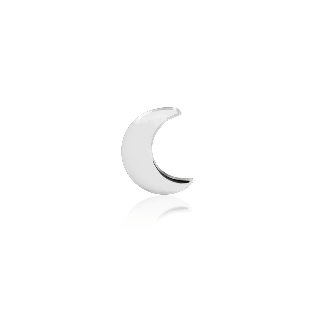 Gold Moon Threadless -14K Gold