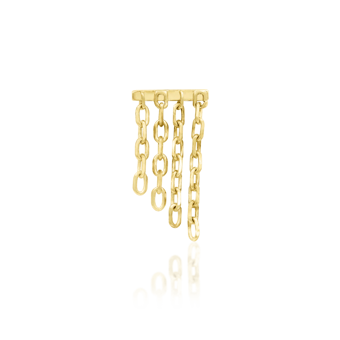 Imogen Chains – 14K Gold Threadless End