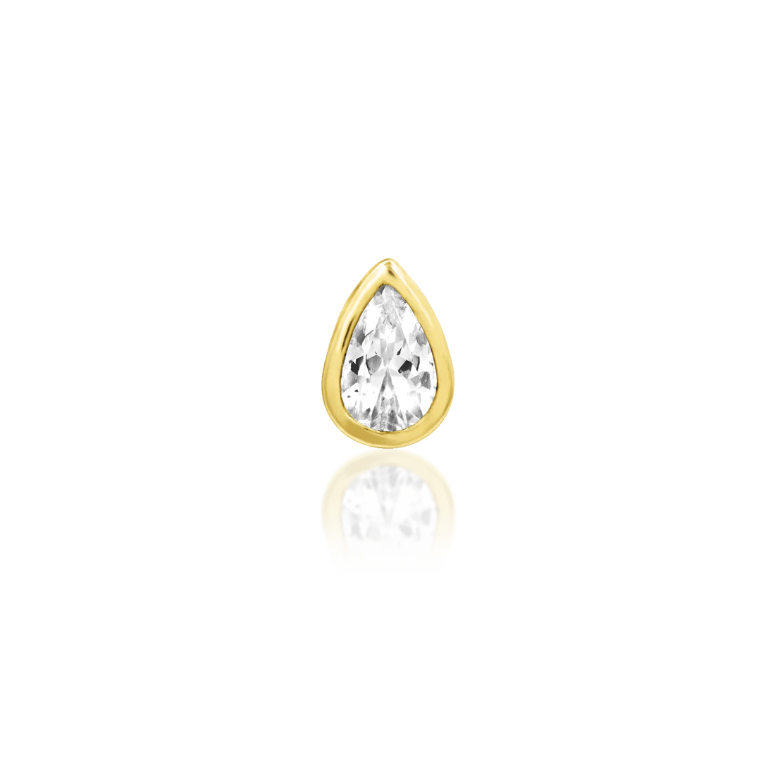 Mary Threadless -14K Gold