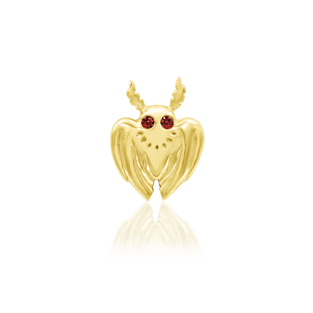 Mothman 14K Gold  - Threadless End