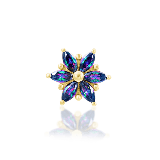 Mystic Elegance Threadless - 14K Gold