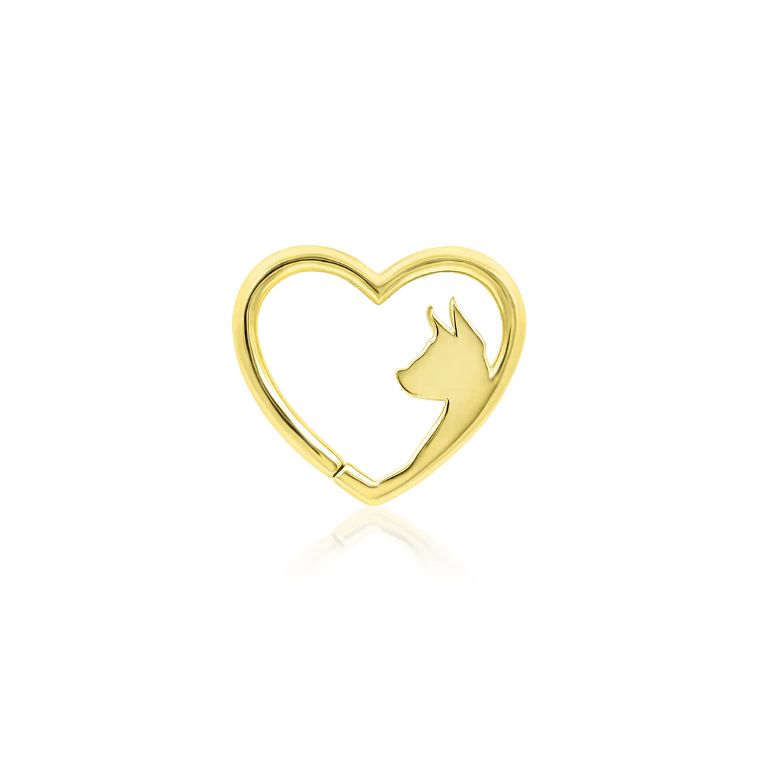 Puppy Love Seam Ring-14K Gold