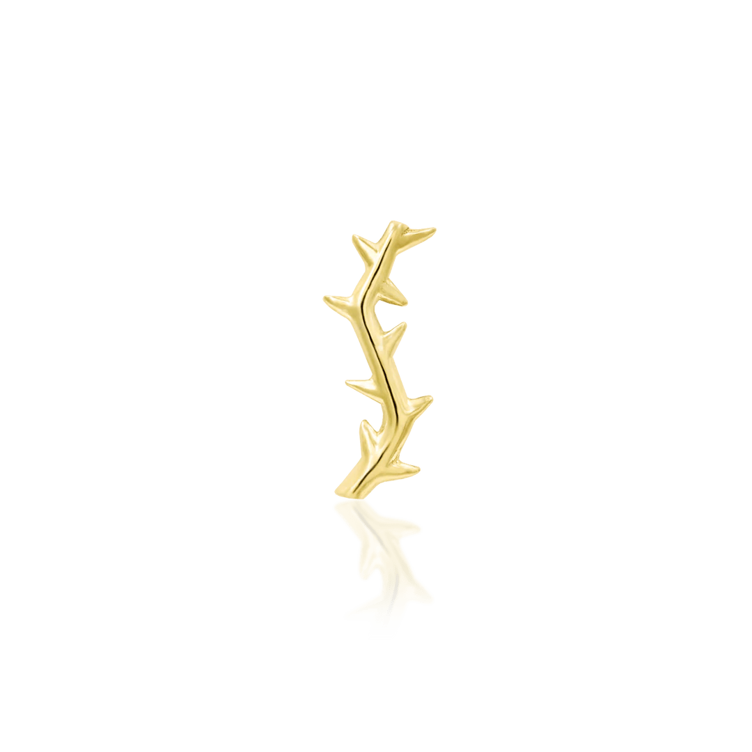 Thorn 14K Gold - Threadless End