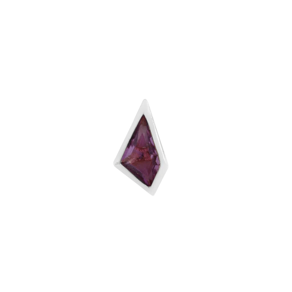 Transcend – Amethyst – 14K Gold Threadless End - piercing - zone.com